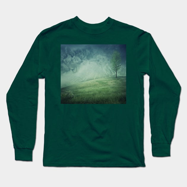 cold freshness mountains Long Sleeve T-Shirt by psychoshadow